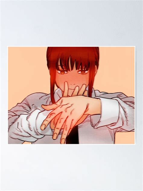 "Makima Colored Manga Panel" Poster for Sale by culturedtrash | Redbubble