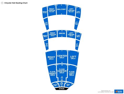 Chrysler Hall Seating Chart - RateYourSeats.com