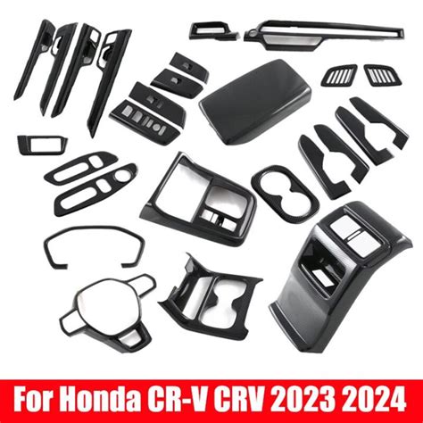 For Honda CR-V CRV 2023 2024 Carbon Fiber Interior Car Accessories ...