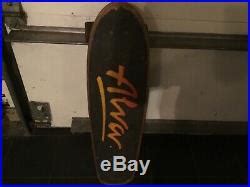 Vintage 1970′s Rare Original Tony Alva Skateboard | Vintage Longboards