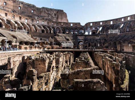 Colosseum from inside - Rome Stock Photo - Alamy