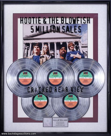 Hootie & The Blowfish 1994 Cracked Rear View RIAA 5 x Platinum Record ...