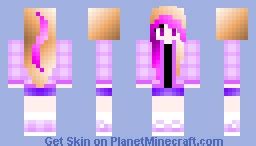 Purple Girl Minecraft Skin