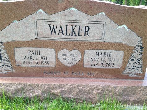 Grave Site of Paul Walker (1921-1989) | BillionGraves