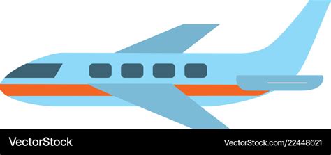 Airplane flight cartoon Royalty Free Vector Image