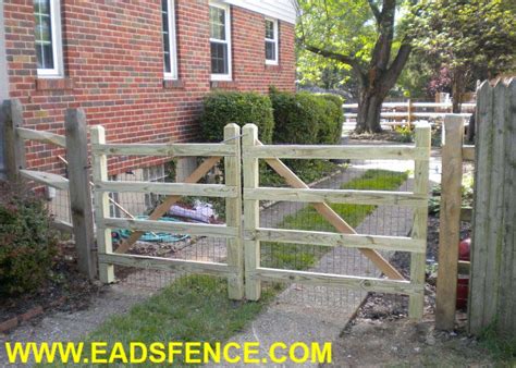 Ohio Fence Company | Eads Fence Co.. Split Rail Gate Options Photo Gallery