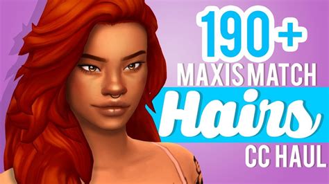 Sims 4 Cc Hair Female Maxis Match - Infoupdate.org