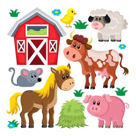 Domestic pig Livestock Sheep Farm Clip art - Vector farm animals png ...