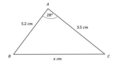 Cosine Rule Worksheets, Questions and Revision | MME