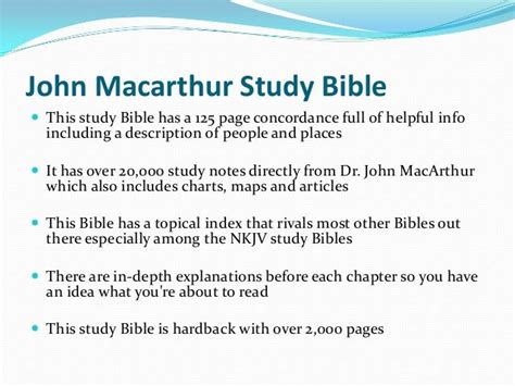 John MacArthur Study Bible