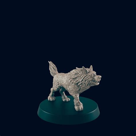 Dnd Miniature Wolf Pack Beasts and Baddies Dungeons and | Etsy