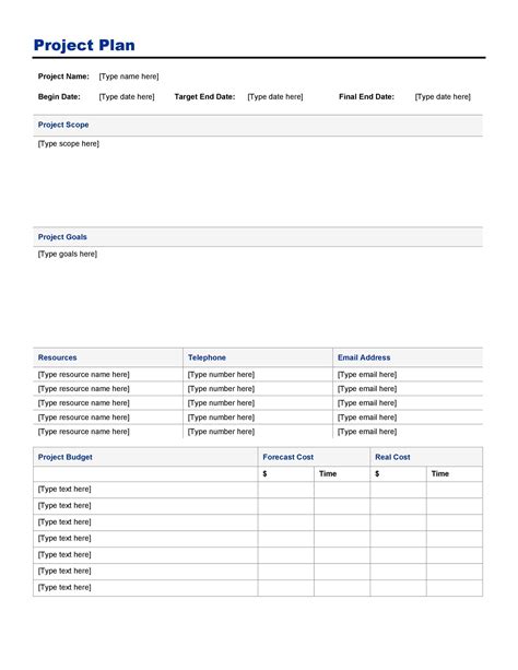 48 Professional Project Plan Templates [Excel, Word, PDF] ᐅ TemplateLab