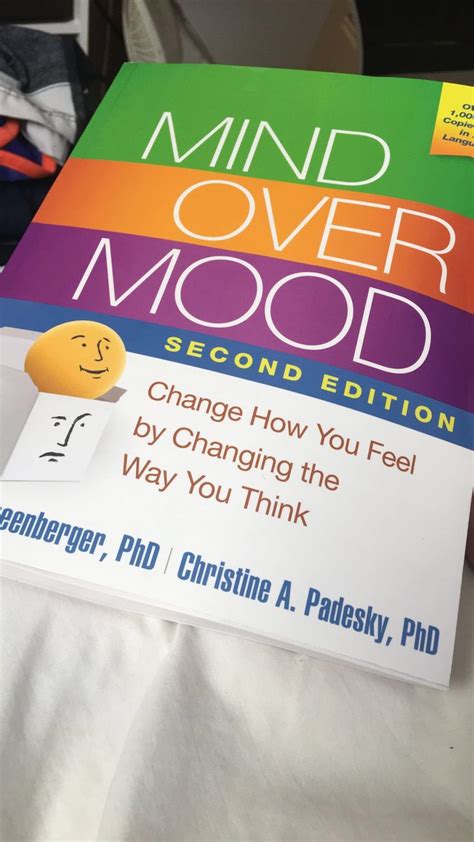 Mind over mood book. Cognitive behavior therapy. Change how you feel by ...