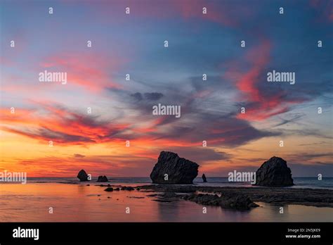 Sunset on the beach, Italy Stock Photo - Alamy