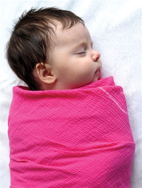 How to Make a Swaddle Blanket | AllFreeSewing.com