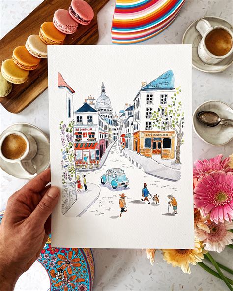 Paris - Montmartre - Paper and Cities