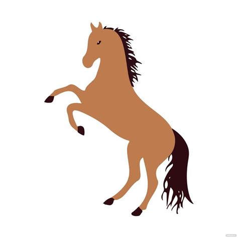 Bucking Horse clipart in Illustrator, JPG, EPS, SVG, PNG - Download ...