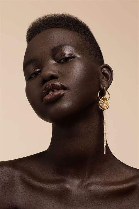 Stunning Photos Of 10 African Dark Skin Models | Dark skin, Dark skin ...