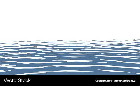 Ocean ripples background with still water Vector Image