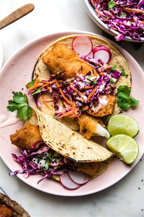 Beer-Battered Fish Tacos | The Modern Proper