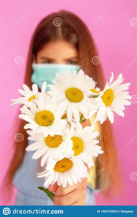 Allergy flower mask stock image. Image of disease, safety - 149272553