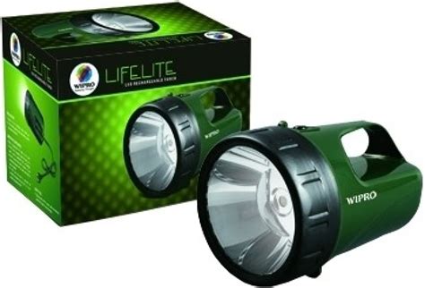 Wipro Lifelite LED Rechargeable Torch Torches Price in India - Buy ...