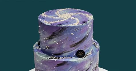 Purple Galaxy Cake | Custom Cosmic-Themed Cakes in Singapore