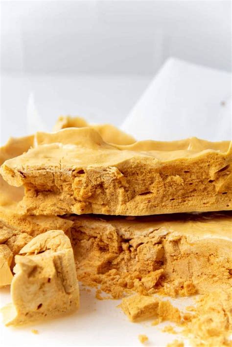 Honeycomb Toffee Recipe (Sponge Toffee) - The Flavor Bender