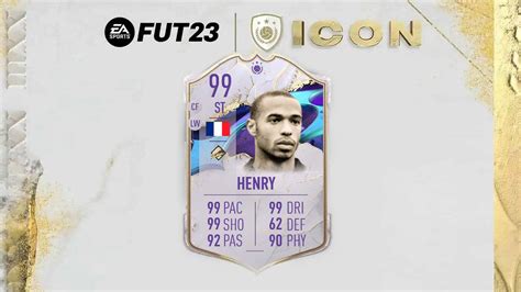 FIFA 23 Cover Star Icon Thierry Henry SBC: How to complete, costs, and more