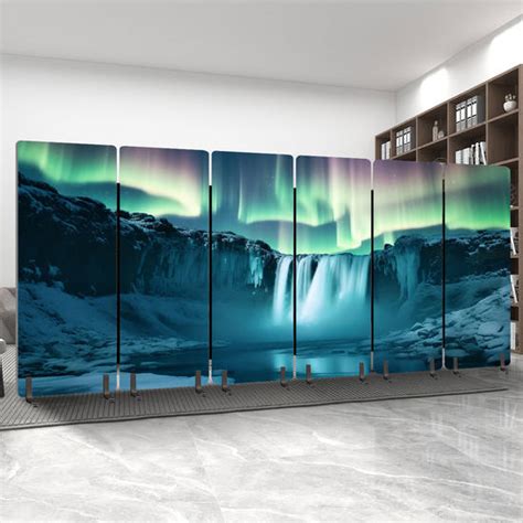 Custom Printed on Demand Sound Absorbing Room Divider 6 Panels - Room ...