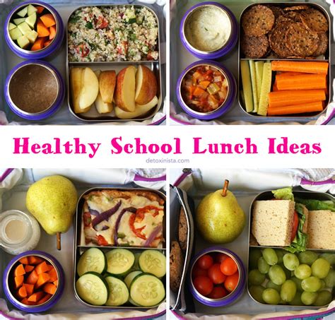 Healthy School Lunch Ideas - Detoxinista