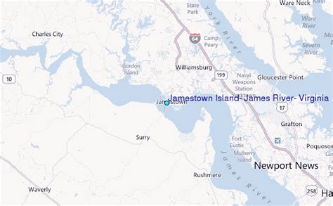 Map Jamestown Virginia - Share Map