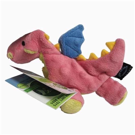 goDog Coral Dragon Plush Dog Toy - Mini