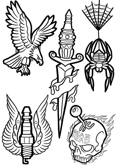 Neo Traditional Tattoo Coloring Pages Coloring Pages