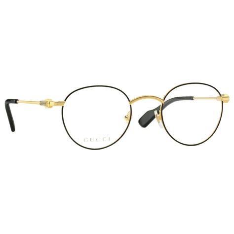 Gucci - Round Frame Optical Glasses - Gold Black - Gucci Eyewear - Avvenice