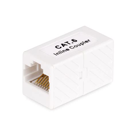 StarTech.com RJ45 Coupler 5-Pack, Inline Cat6 Coupler, Female to Female ...