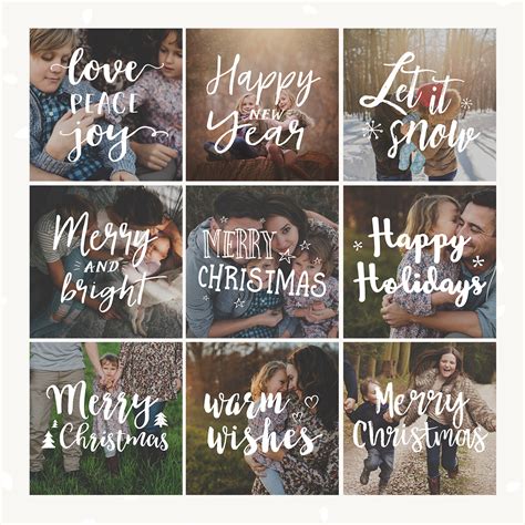 Christmas Photography Overlays – Strawberry Kit