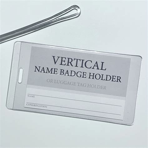 Convertible Vertical Badge Holder