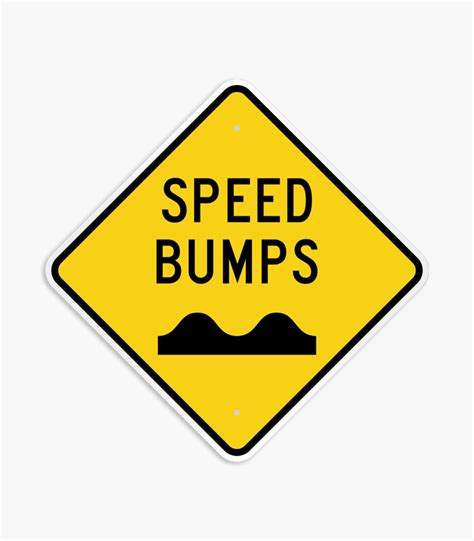 Speed Bump Signs - Alumetal