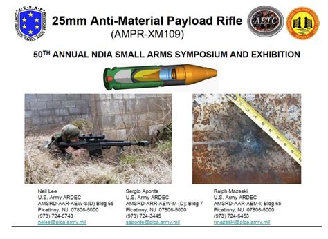 25mm Anti-Material Payload Rifle Barrett XM109 | Secret Projects Forum