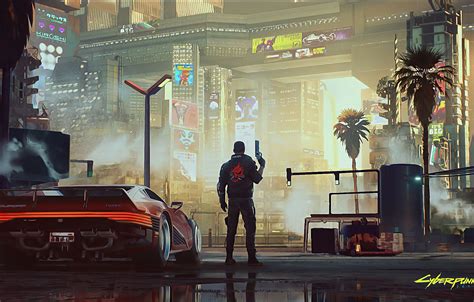 Wallpaper rpg, video game, night city, CD Projekt RED, Man, Cyberpunk ...