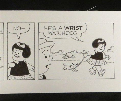 Original NANCY & SLUGGO comic strip art 1982, signed by artist ...