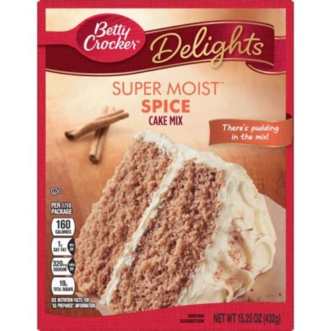 Betty Crocker™ Delights Super Moist™ Spice Cake Mix, 15.25 oz - Fry’s ...