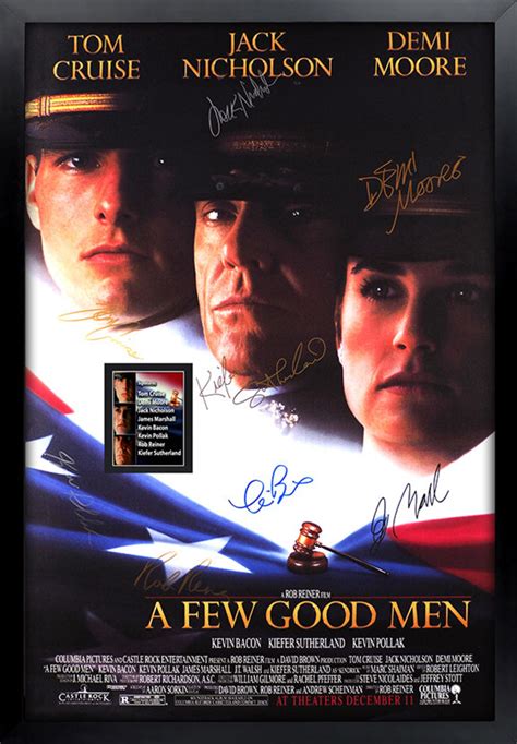 A Few Good Men Signed Movie Poster Framed and Ready to Hang - Etsy UK