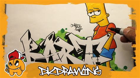 Graffiti Art Bart Simpson