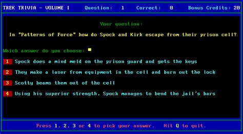 Download Star Trek: The Trivia Game - My Abandonware