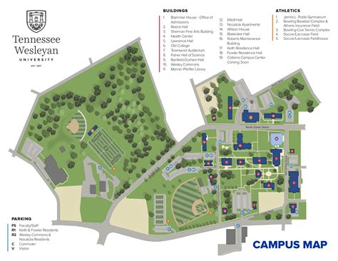 Wesleyan University Campus Map - Usa Track And Field Map It