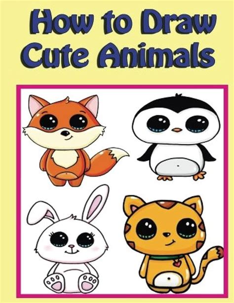 Top 126+ Cute cartoon animals to draw - Tariquerahman.net