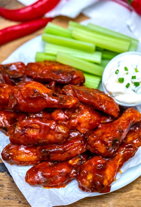 Baked Buffalo Wings Recipe [Video] - Sweet and Savory Meals