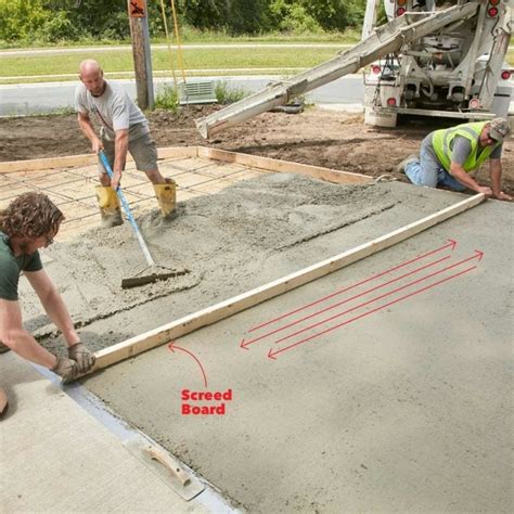 How to Pour a Perfect Concrete Slab | The Family Handyman